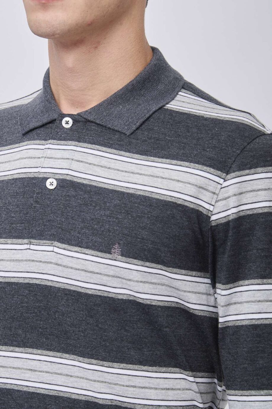 Polo rayada de jersey