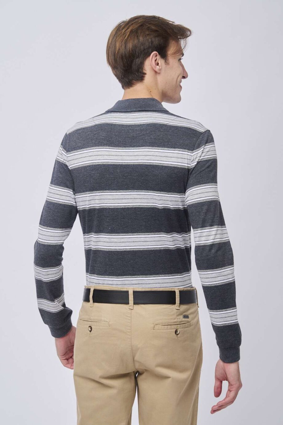 Polo rayada de jersey