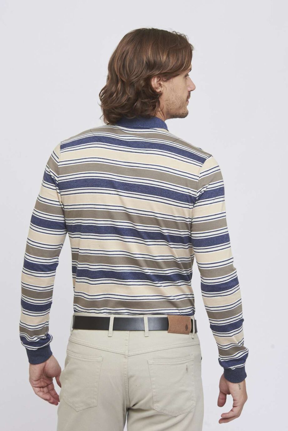 Polo rayada de jersey