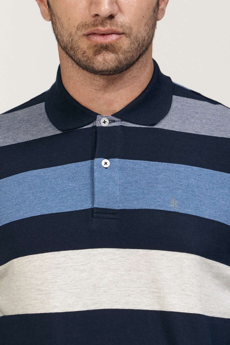Polo rayada de jersey