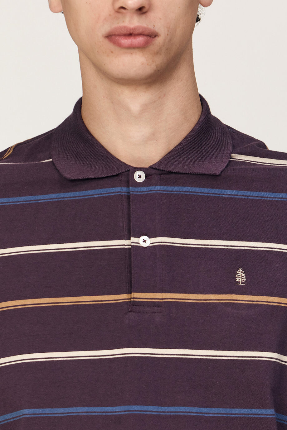 Polo rayada de jersey