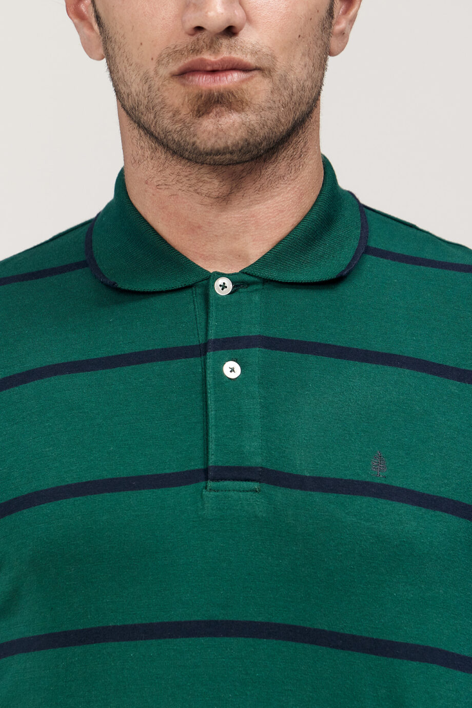 Polo rayada de jersey