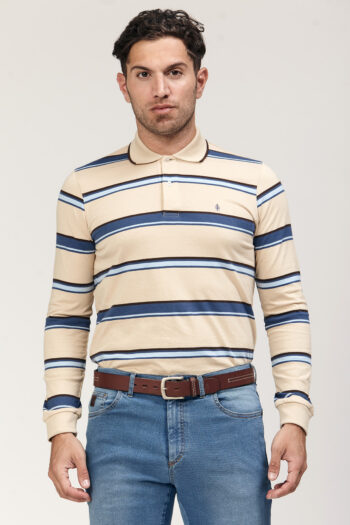 Polo rayada de jersey