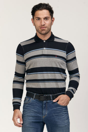 Polo rayada de jersey