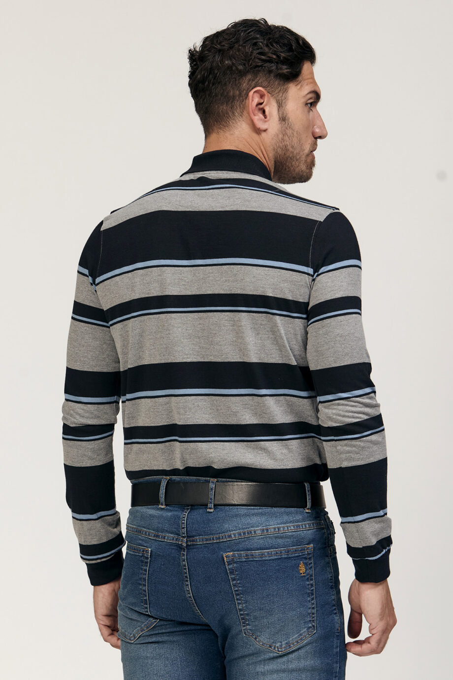 Polo rayada de jersey