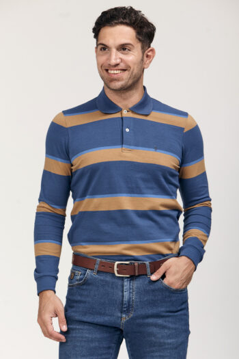 Polo rayada de jersey