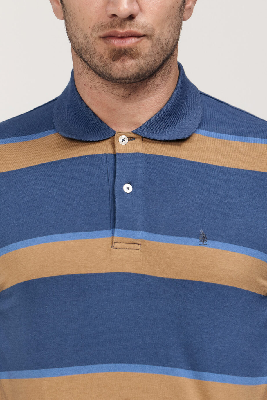 Polo rayada de jersey