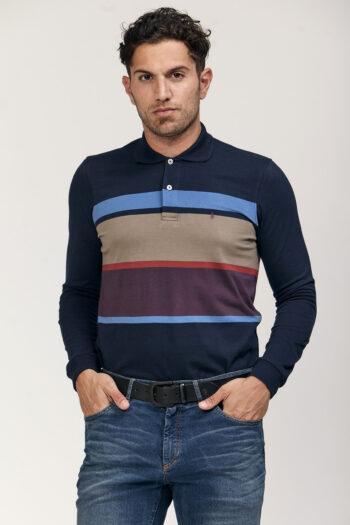 Polo rayada de jersey