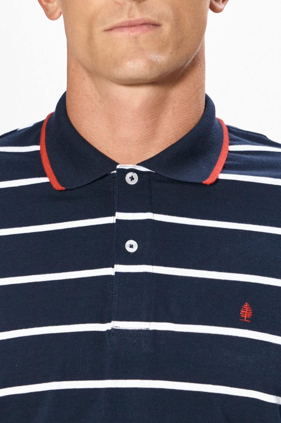 Polo rayada de jersey