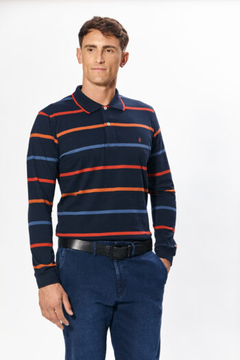 Polo rayada de jersey