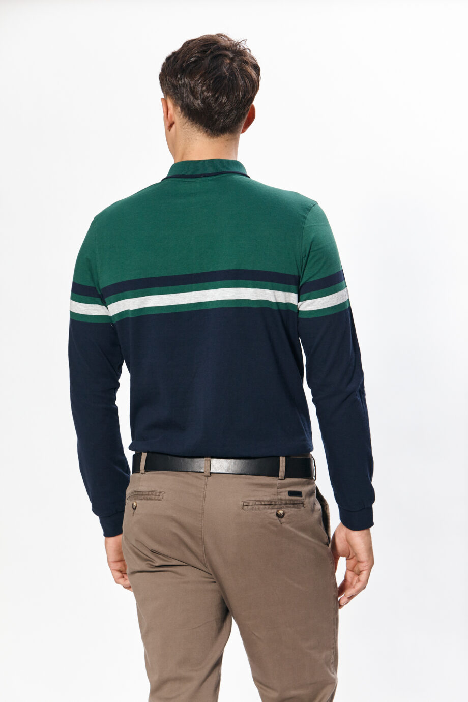 Polo rayada de jersey