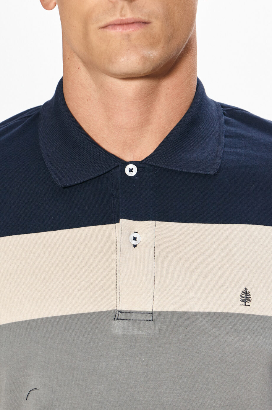 Polo rayada de jersey