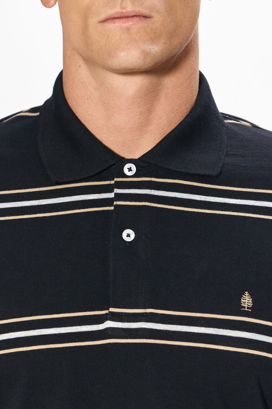 Polo rayada de jersey