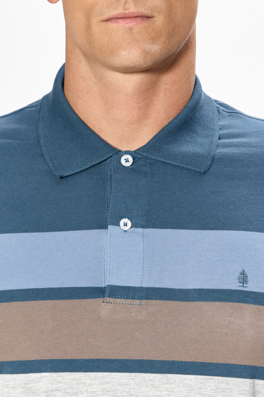 Polo rayada de jersey