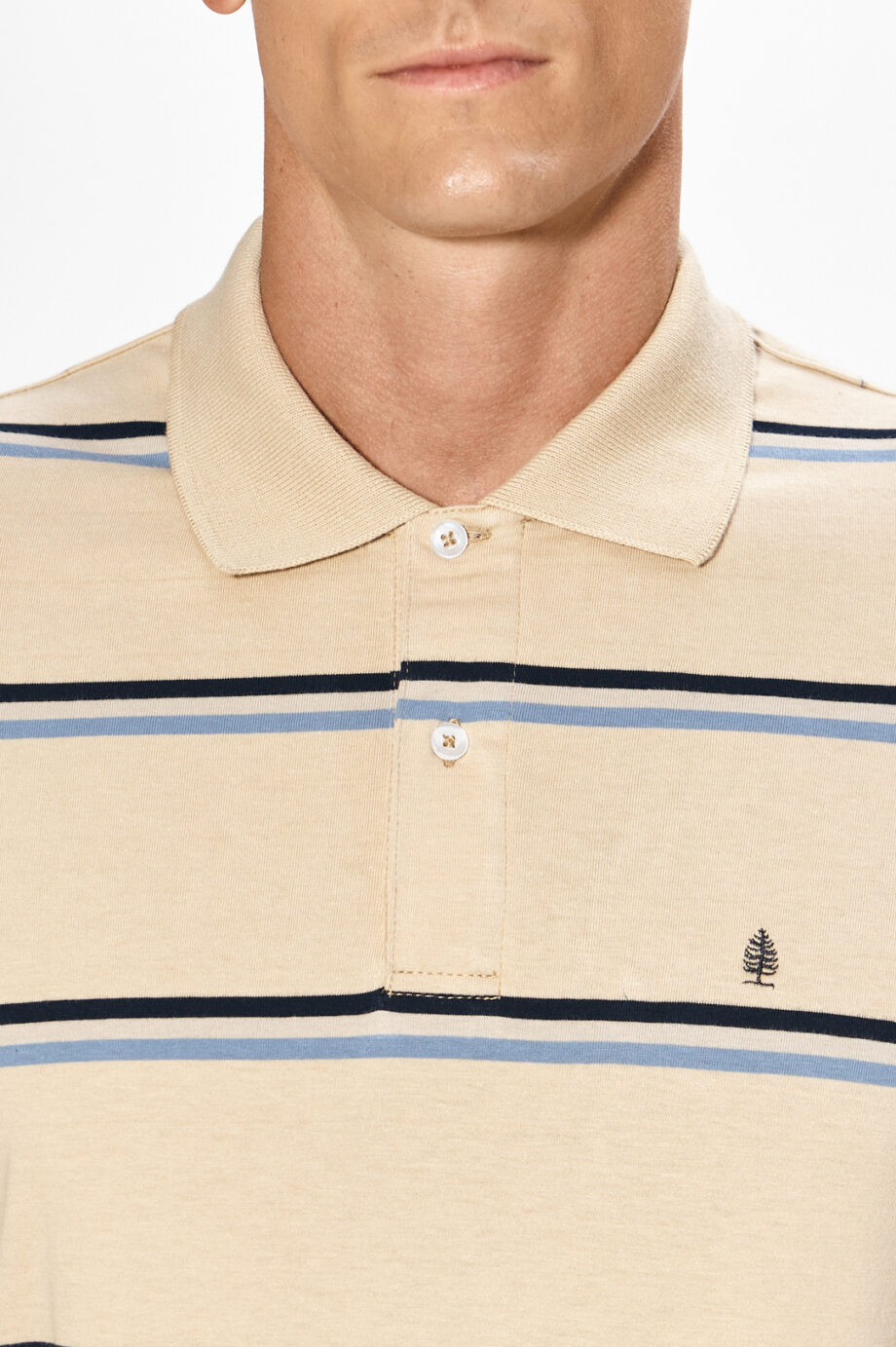 Polo rayada de jersey