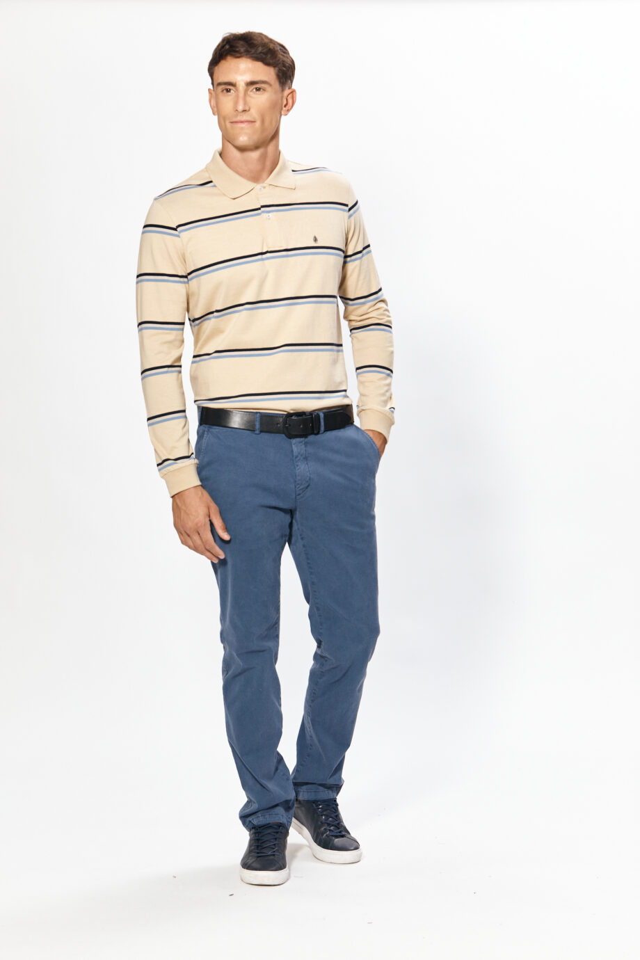 Polo rayada de jersey