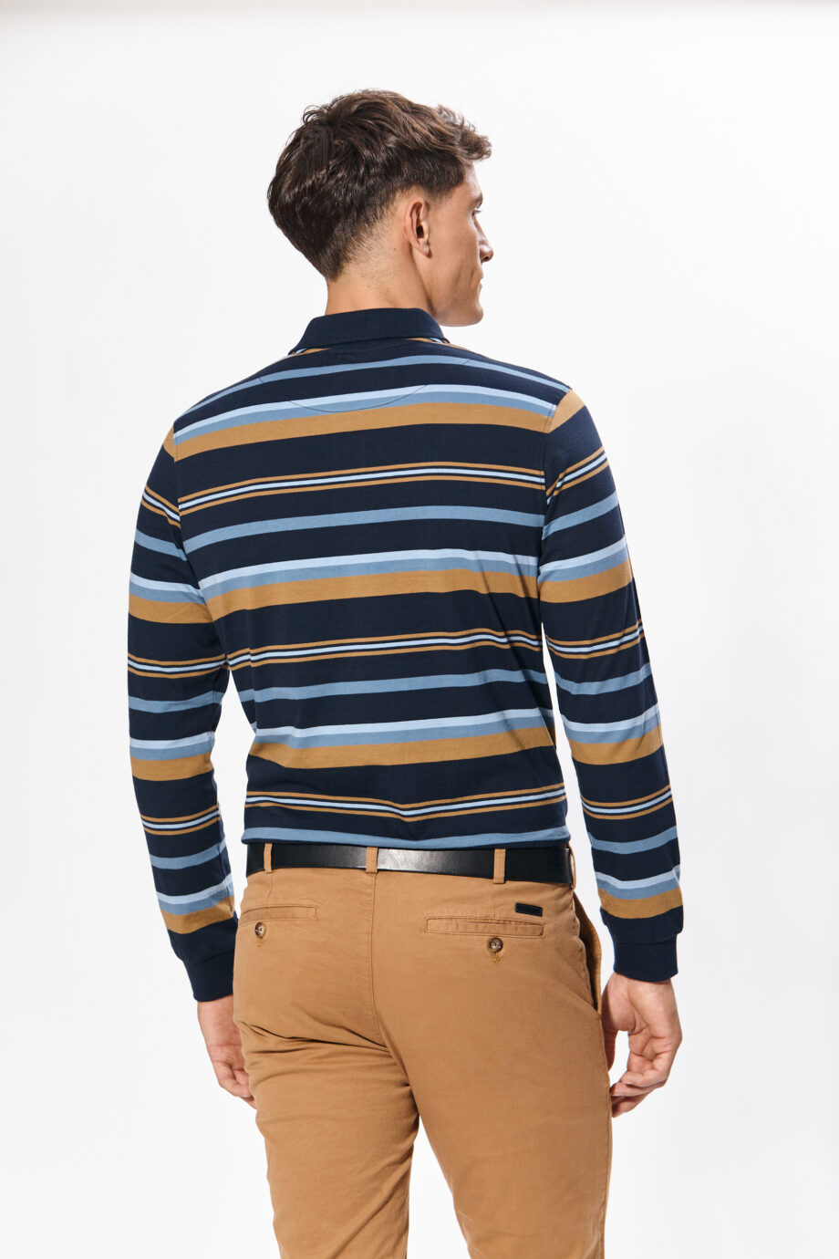 Polo rayada de jersey