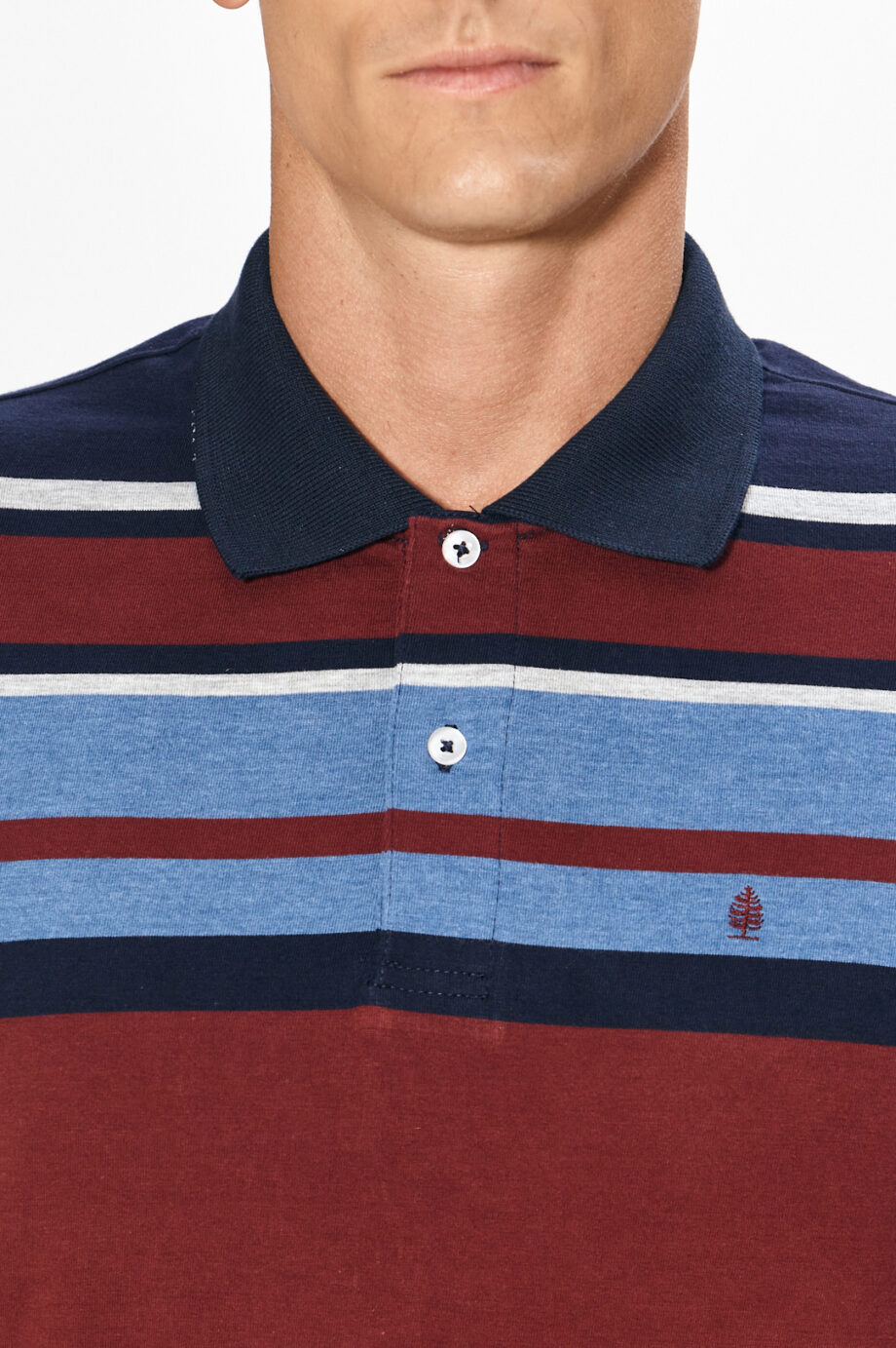 Polo rayada de jersey
