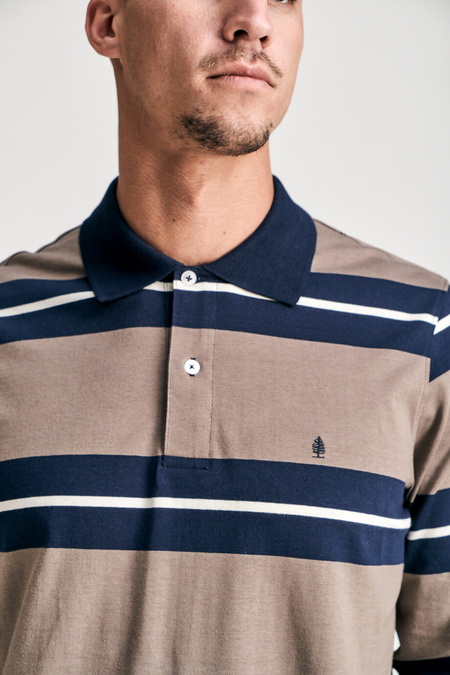Polo mangas largas rayadas