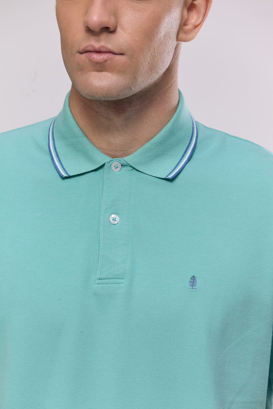 Polo lisa de piqué pima peruano