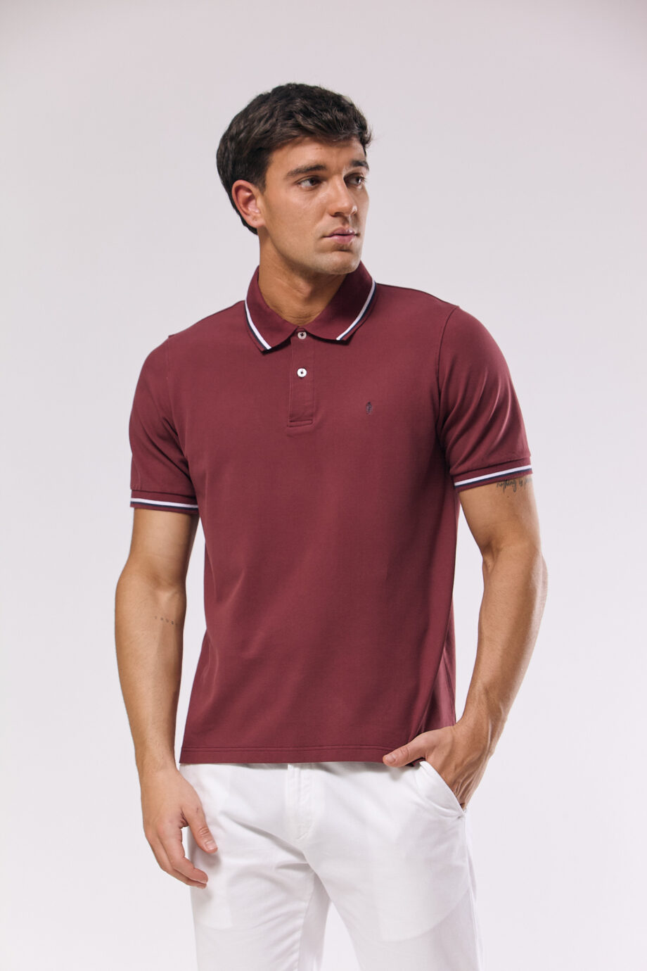 Polo lisa de piqué
