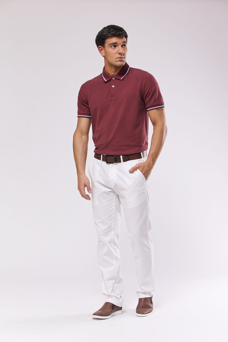 Polo lisa de piqué