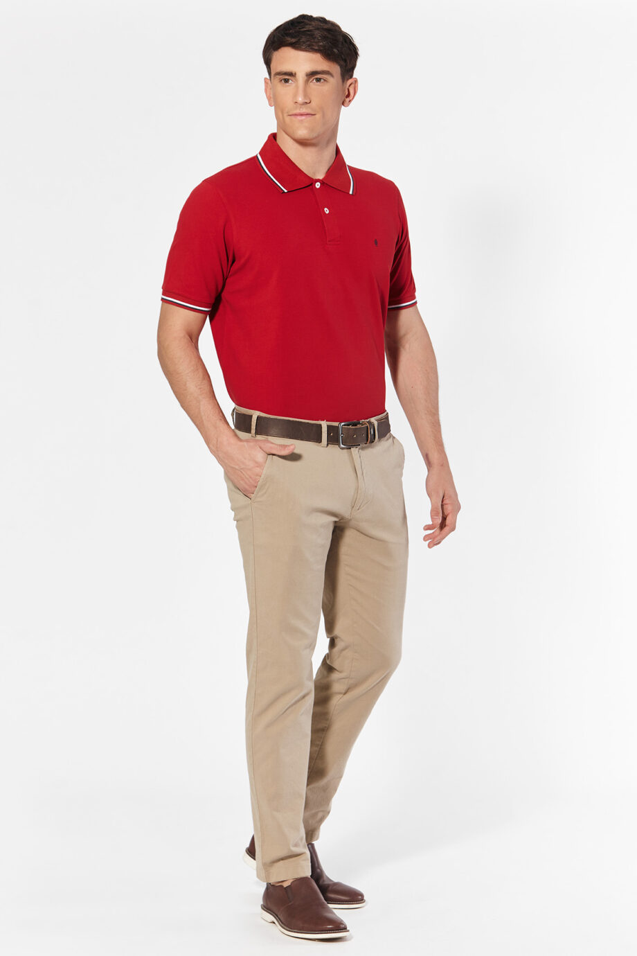 Polo lisa de piqué