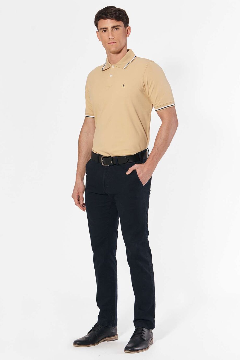 Polo lisa de piqué