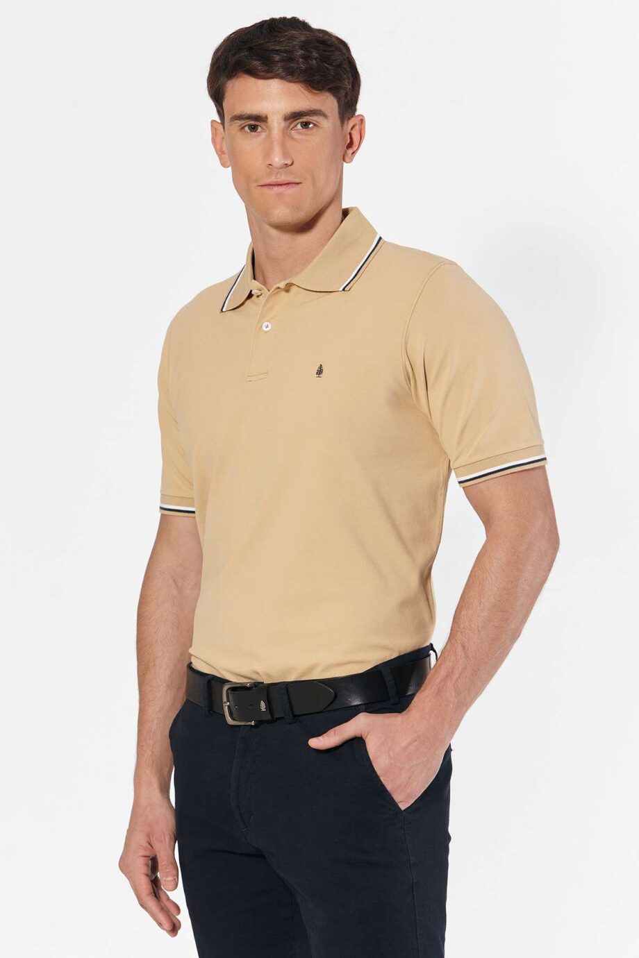 Polo lisa de piqué