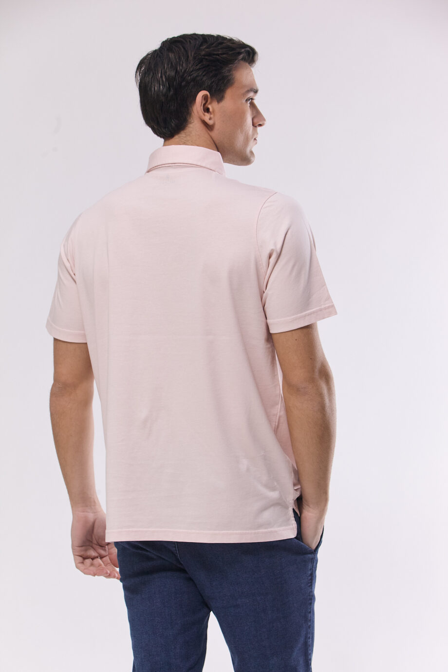 Polo lisa de algodón pima peruano