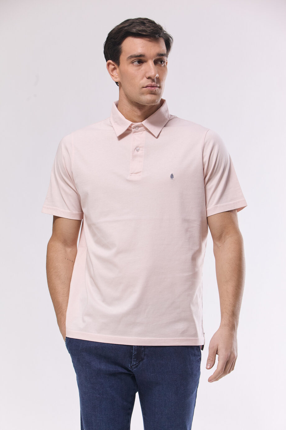 Polo lisa de algodón pima peruano