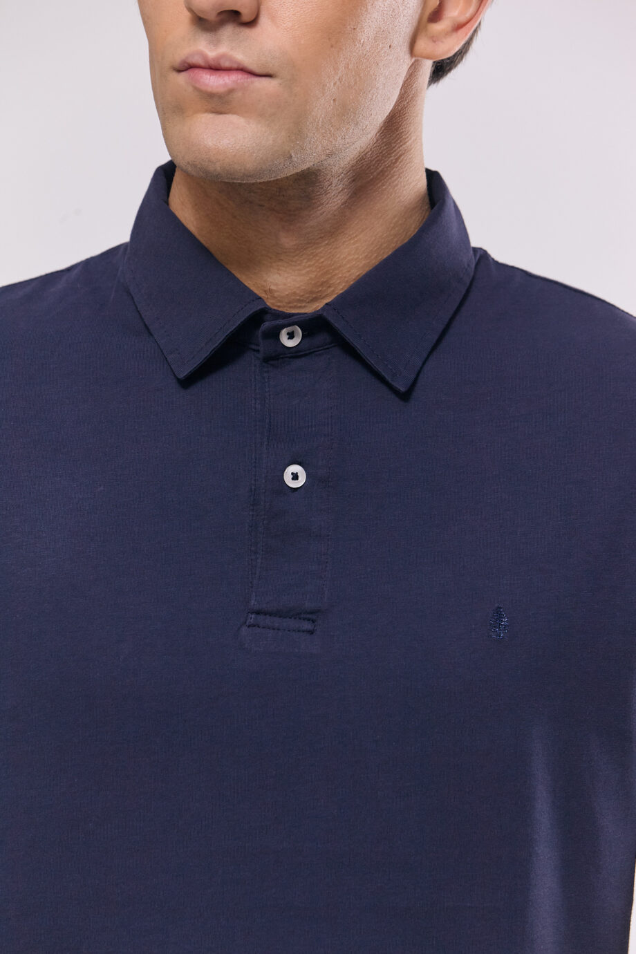 Polo lisa de algodón pima peruano