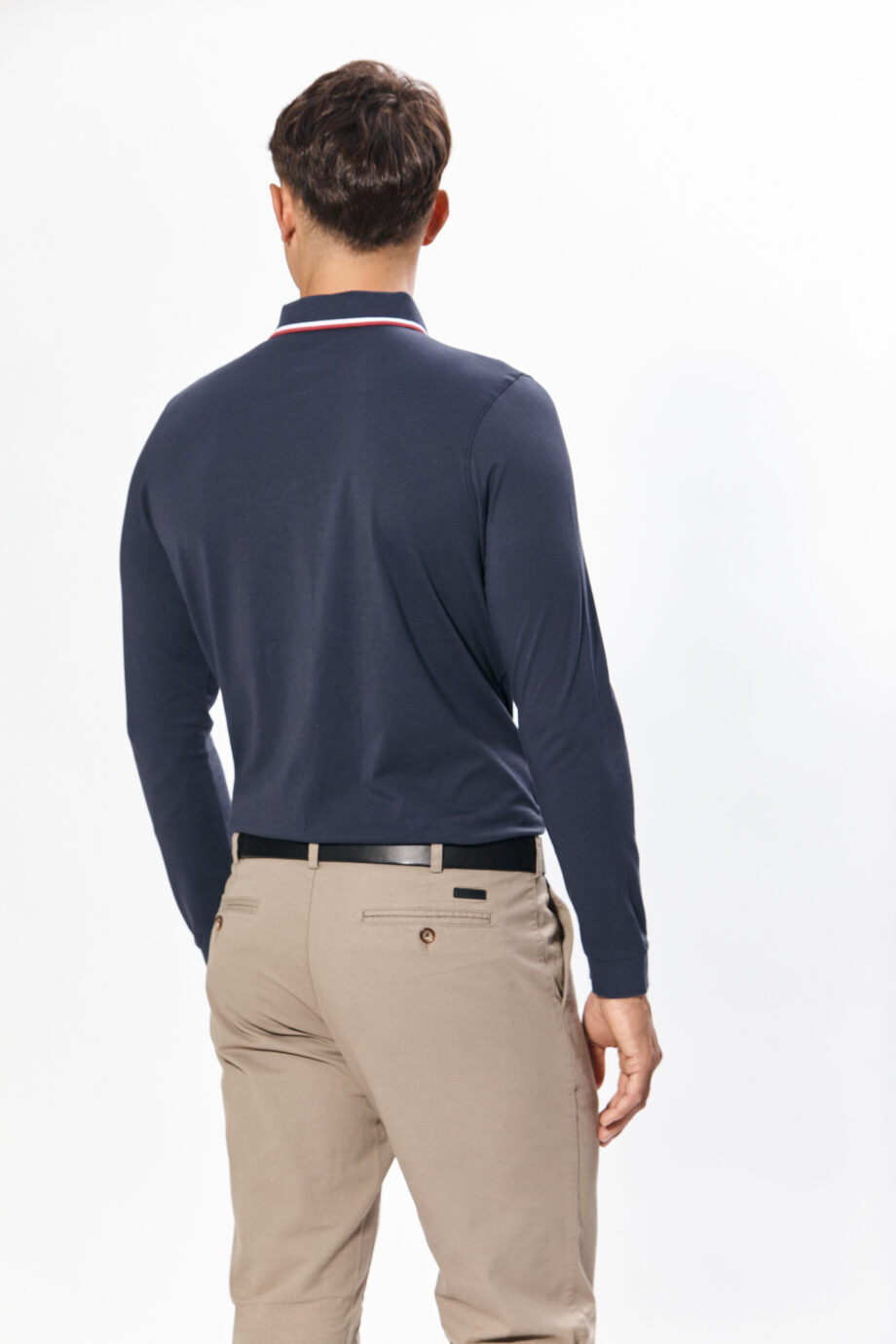 Polo lisa de algodón pima peruano