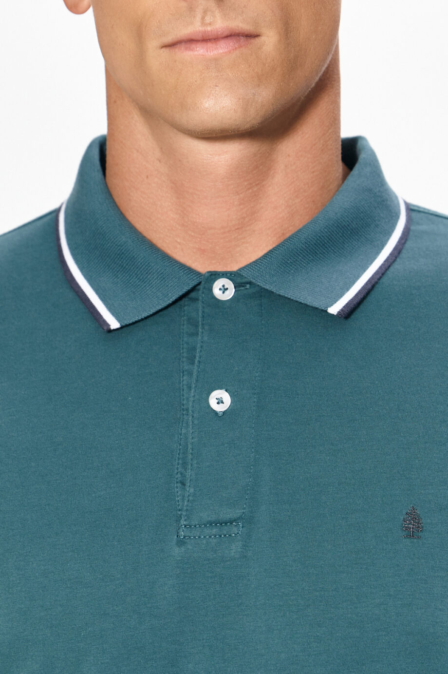 Polo lisa de algodón pima peruano