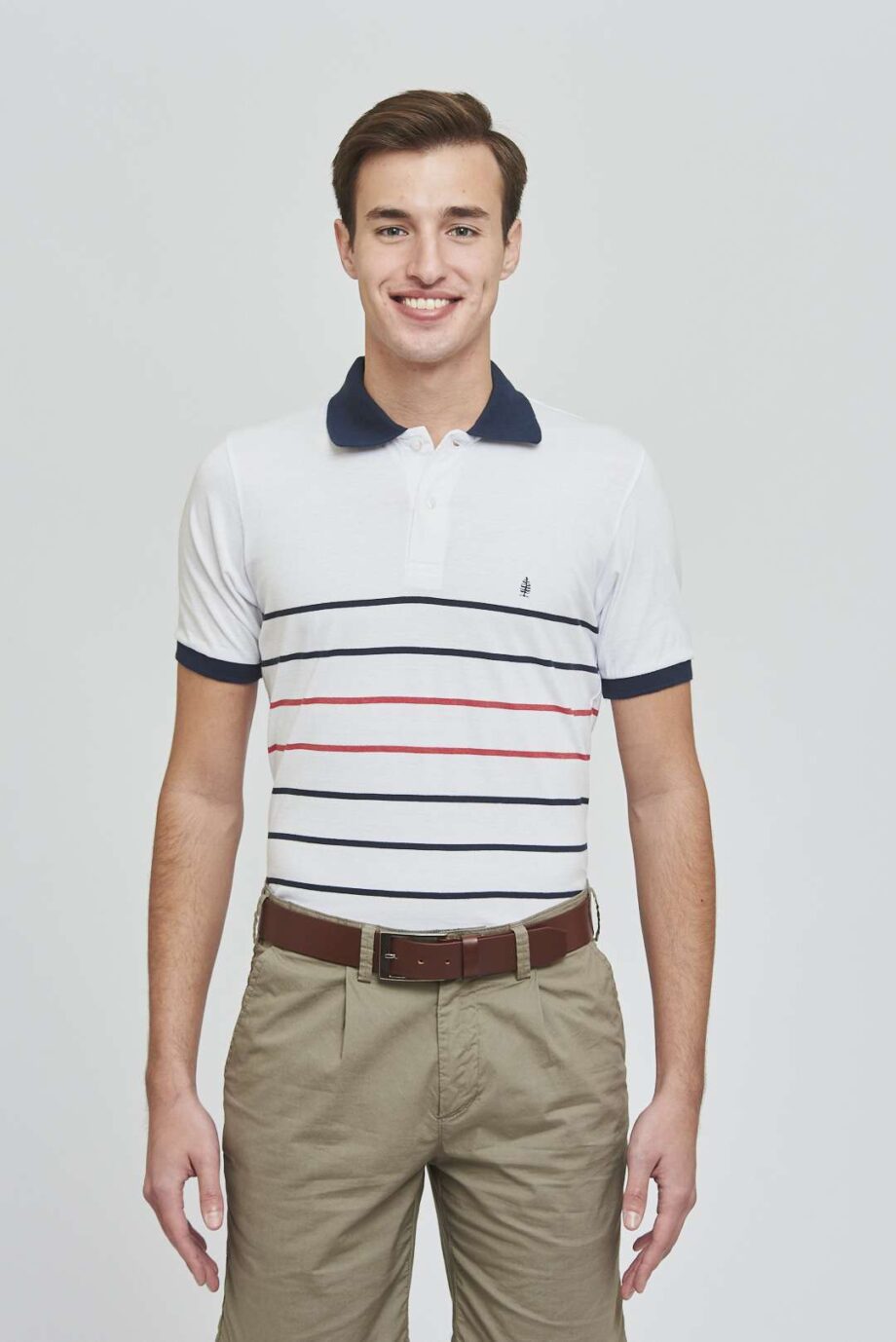 Polo rayada de jersey