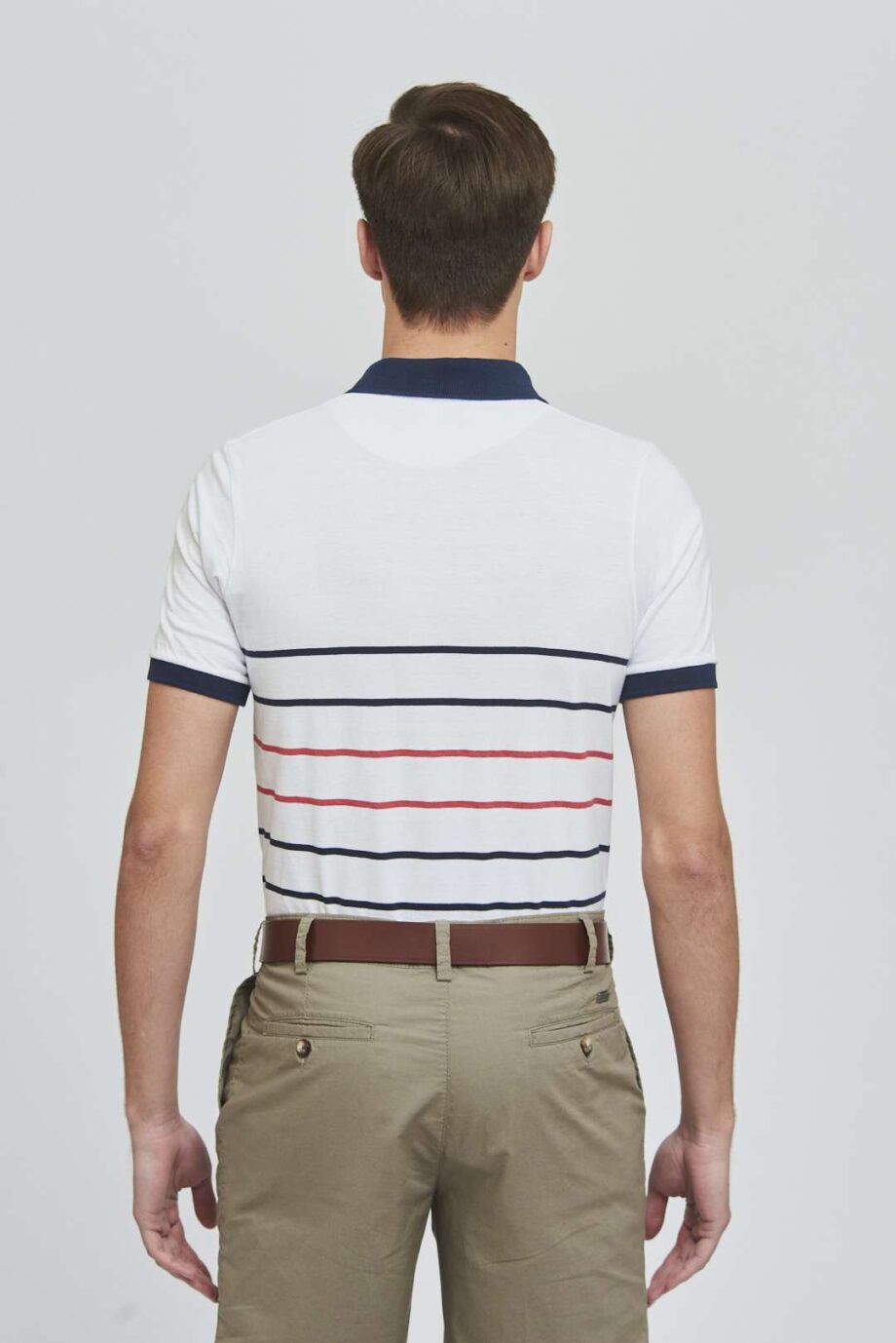 Polo rayada de jersey