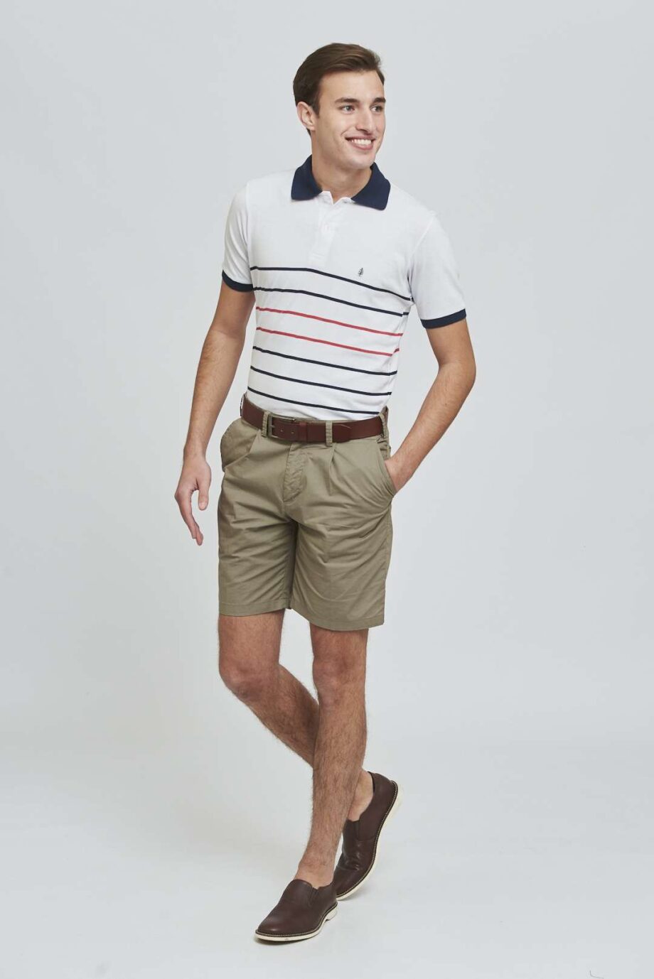 Polo rayada de jersey