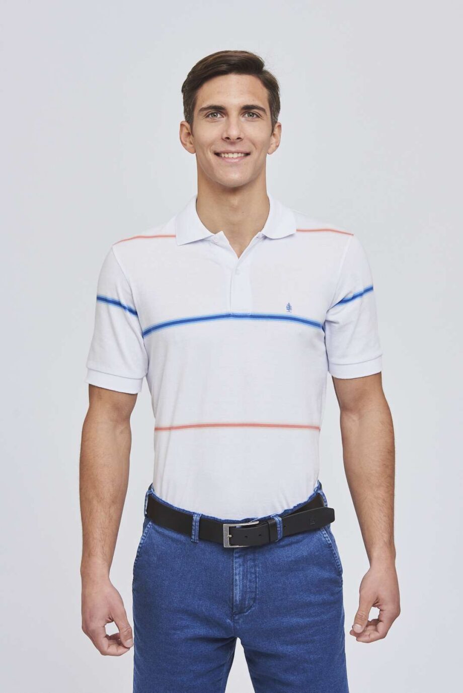Polo rayada de jersey