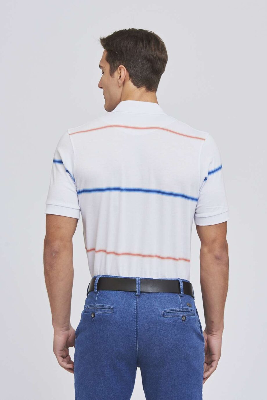 Polo rayada de jersey