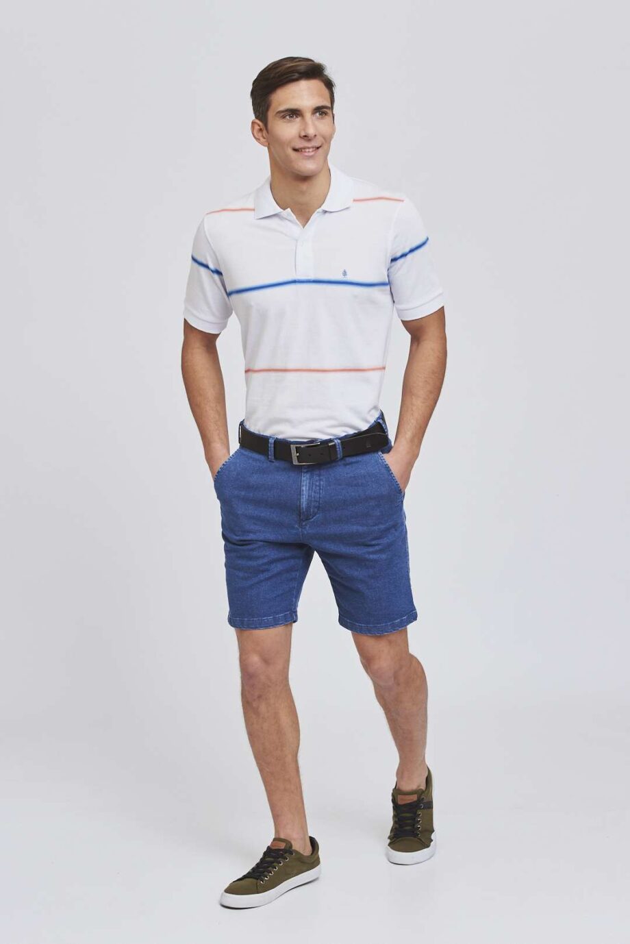 Polo rayada de jersey