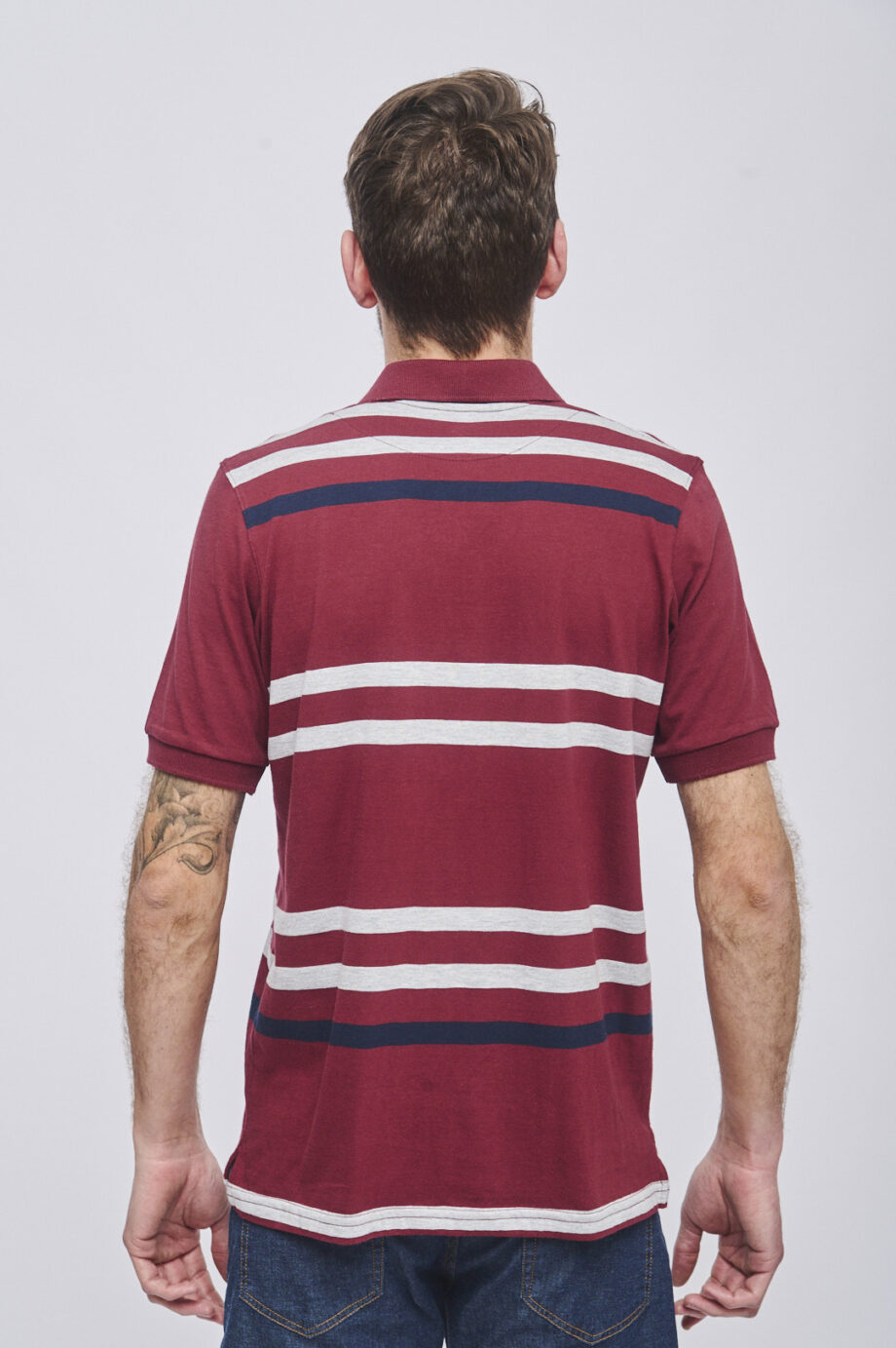 Polo rayada de jersey
