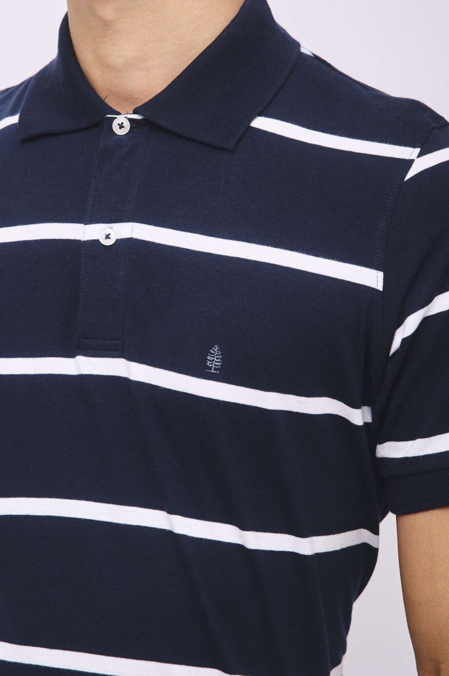 Polo rayada de jersey