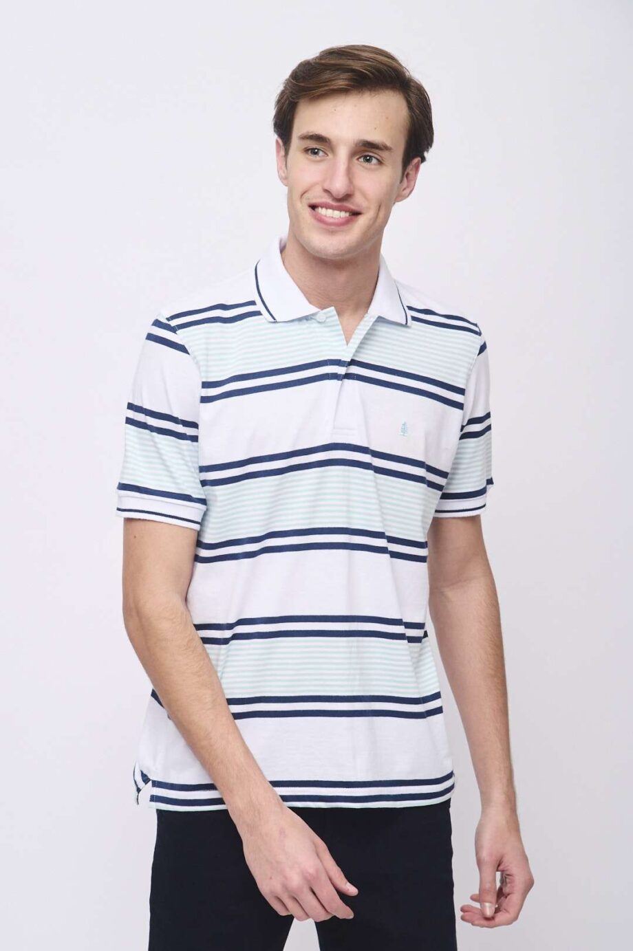 Polo rayada de jersey