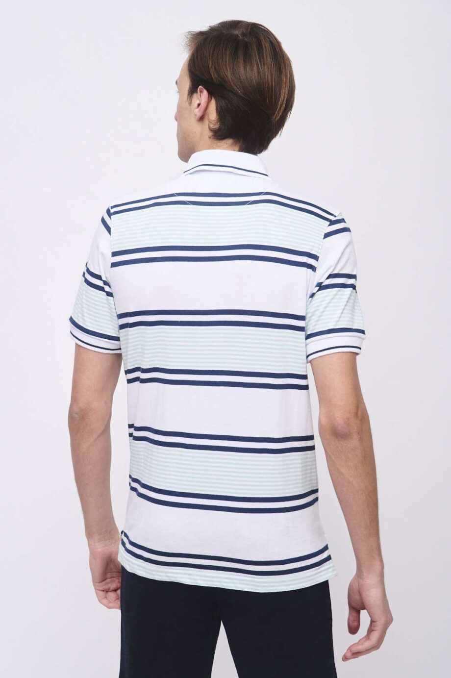 Polo rayada de jersey