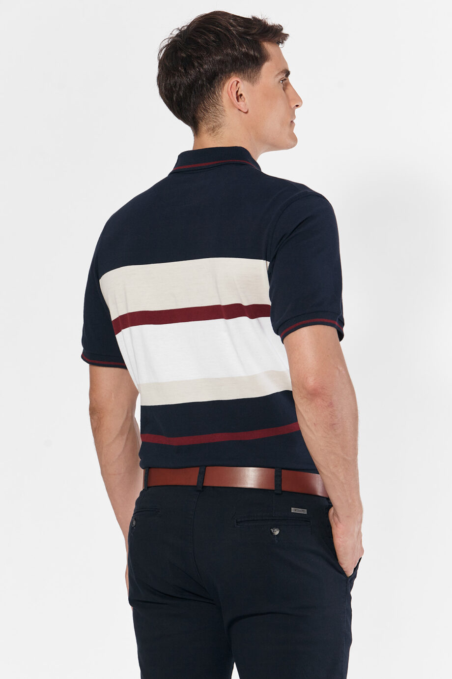 Polo rayada de jersey