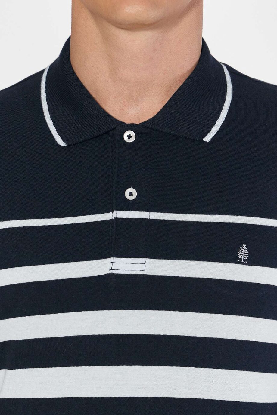 Polo rayada de jersey
