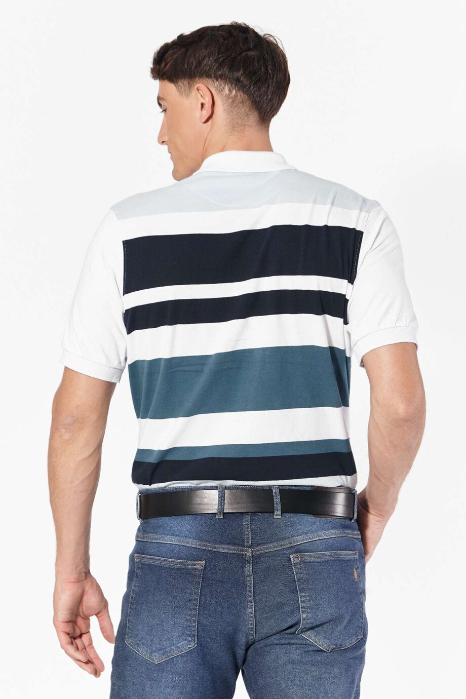 Polo rayada de jersey