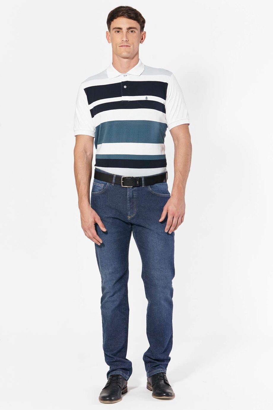 Polo rayada de jersey