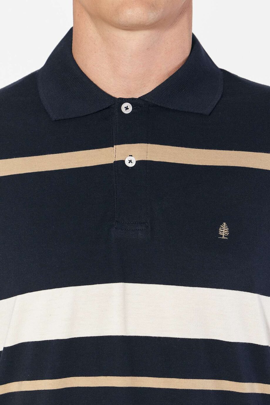 Polo rayada de jersey