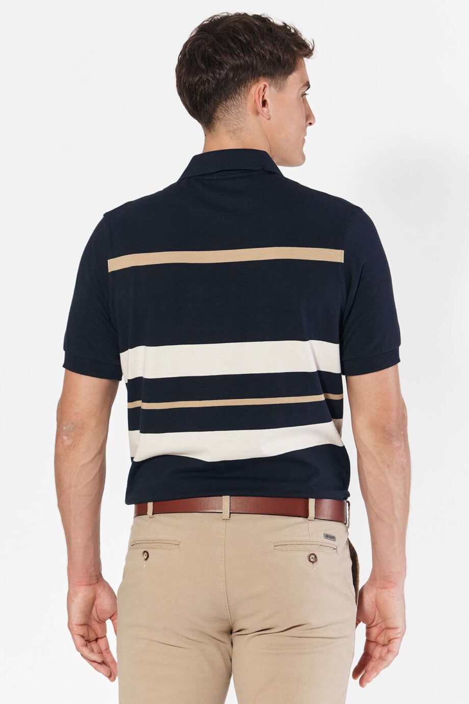 Polo rayada de jersey